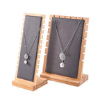 Necklace Display Stands for Selling Necklace Holder Necklace Display Storage Jewelry Display Storage Set 3PCS (Gray) - color: Gray