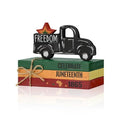 Smile Juneteenth Freedom Truck Wooden Desktop Decor - 4 Piece African American Black Pride Table Signs - Home Office Shelf Accents - Black History Month Gifts for Men, Women - style: Juneteenth