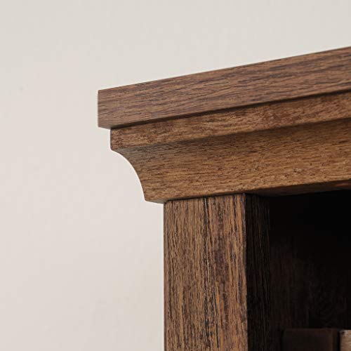 Sauder 5 Tier Book Shelf Wooden Bookcase Multipurpose Bookshelf for Home Office, Living Room, in Vintage Oak - color: Vintage Oak