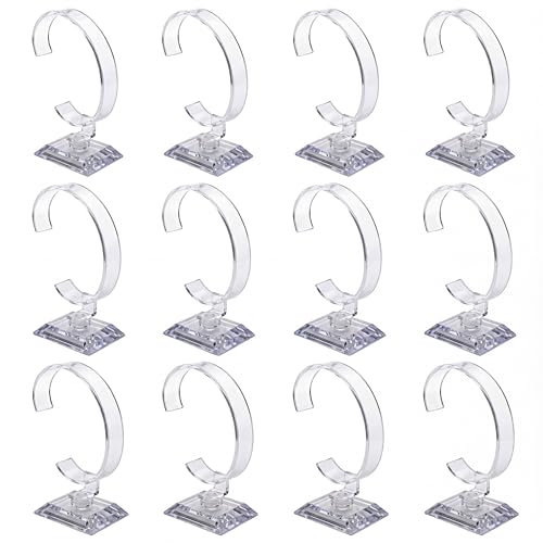 12 Pcs Professional Watch Display Stand Holder, Showcase Organizer for Jewelry and Timepieces