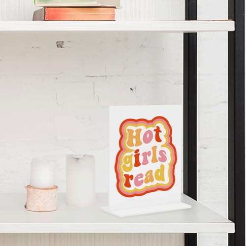 Funny Office Home Decor - Trendy Acrylic Desk Accessory for Office, Lounge or Bedroom, Playful Decorative Element, Durable & Chic, 4 × 4.7 Inches