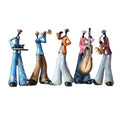 Statue Decorations Creative Retro Band Art Ornaments Music Characters Living Room Bookshelf Wine Cabinet Light Luxury Decorations Home Decor Object