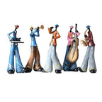 Statue Decorations Creative Retro Band Art Ornaments Music Characters Living Room Bookshelf Wine Cabinet Light Luxury Decorations Home Decor Object