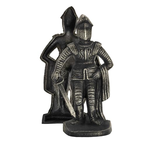 Design Toscano SP14917 Medieval Knight Iron Bookends, bronze - style: Medieval Knight