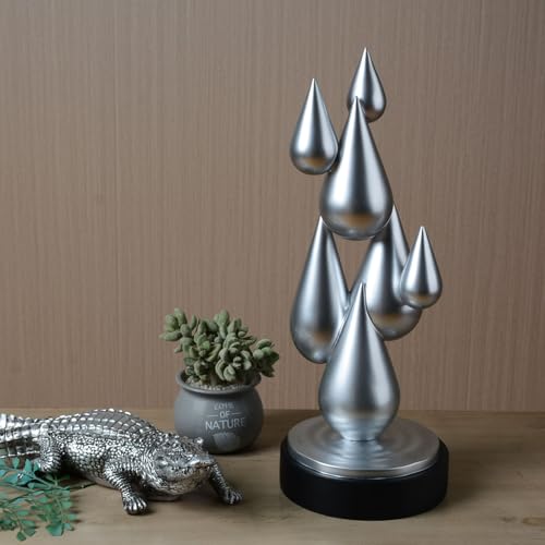 Modern Home Decor Abstract Arts Sculpture Table Bookshelf Decoration for Living Dining Room Bedroom Resin Statue 17.3 Inch