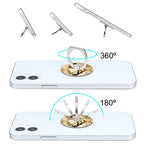 Bonoma Phone Ring Holder, 3 Pack Universal Finger Ring Stand Grip Kickstand Ring for All Smartphones (Diamond) - color: Diamond
