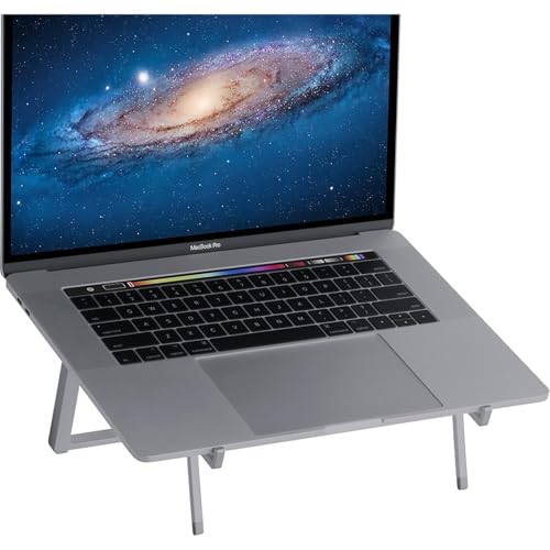 Rain Design 10085 Mbar Pro+ Foldable Laptop Stand - Space Gray - color: Space Gray, style: mBar Pro+