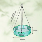 2Pcs Bird Seed Catcher for Outdoor Feeders, Bird Feeder Trays to Catch Seed, Upgraded Version Can Prevent Strong Winds. (16 inches) - style: 16 inches