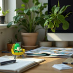 Miniature Frog Anime Figurines - Resin Desk Figurines, Cool Office Gadgets for Desk, Fun Desk trinkets Gift for Frog Lover（Yellow Sofa） - size: 02-frog-sofa-yellow