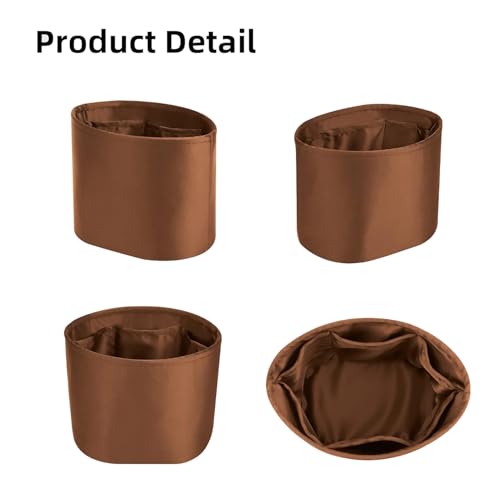 Purse Organizer Silky Smooth For Hermes In The Loop 18 Bags,Silk Luxury Handbag Tote in Bag Shapers (Gold) - color: Gold