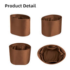 Purse Organizer Silky Smooth For Hermes In The Loop 18 Bags,Silk Luxury Handbag Tote in Bag Shapers (Gold) - color: Gold