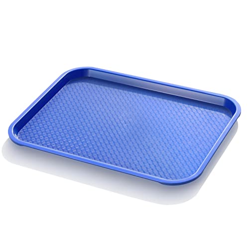 New Star Foodservice Fast Food Tray, Set of 12 (Blue, 12 by 16-Inch) - color: Blue, size: 12 by 16-Inch