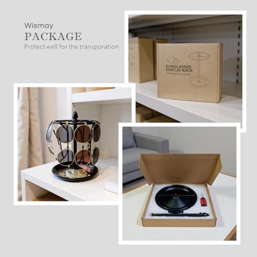 Sunglasses Stand with Jewelry Tray Base, 12 Pairs Eyeglass Holder Rack, Glasses Organizer for Entryway Bedroom Dresser, Countertop Sunglasses Display for Home Decor (Metal+Black) - color: Metal+Black