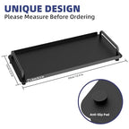 Gypie 2 Pack Toilet Paper Storage, Toilet Tank Tray with Handle, Toilet Paper Basket for Bathroom, Toilet Tank, Kitchen (Black) - color: Black 2 Unit