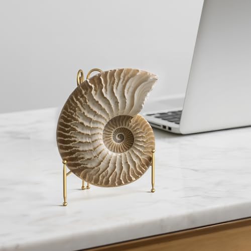 Display Stand for Plate, Foldable Metal Plate Stand for Table, Decorative Easel Holder for Picture Frames, Photos, Wedding Cards, Sign Posters, Cavas, 6-inch Gold
