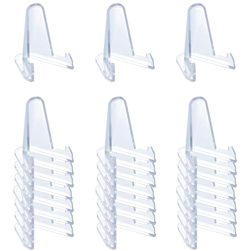 24 Packs Thickened edition (2.3 Inch) Acrylic Card stands, Card Holder Display Stand,Coin Display stand, for Display Magnetic Card Holder,Challenge Medals, Baseball Cards, Sports Cards, Trading Cards - size: 24 PCS / 2.3"