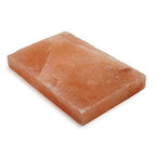 Pride Of India | Pink Salt Crystal Accessories (Pink Salt Crystal Cooking Tray - 8 by 4 inch) | Perfect for Grilling, Searing, Cutting, BBQ, Serving | Carries 84 Traces of Minerals - color: Pink Salt Crystal Cooking Tray - 8 By 4 Inch