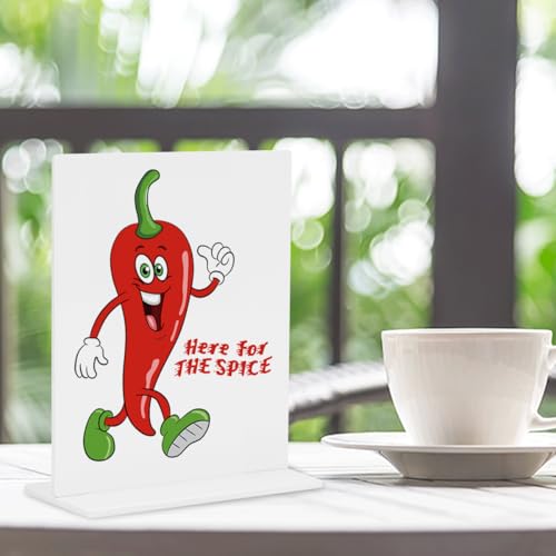 Funny Office Home Decor - Unique Acrylic Tabletop Decor for Living Room, Dining Space & Workspace, Stylish & Durable, 4 × 4.7 Inches