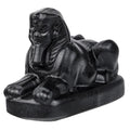 Nupuyai Hand Carved Sphinx Statue for Home Decor, Natural Black Obsidian Crystal Figurine Stone Sculpture Decoration for Fengshui - style: Sphinx