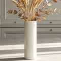 12 Inch White Vase Ceramic Flower Vase, Tall Vases for Pampas Grass, Home Decor, Modern Textured Vases for Living Room Decorations,Table Centerpieces,Shelf,Farmhouse Small Ceramic Vase - style: Shape 11