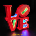 BrickBling LED Light Compatible with Lego Art Love Sculpture, Creative Lighting Kit Compatible with Lego 31214 - Gift Ideas for Valentine's Day - No Model