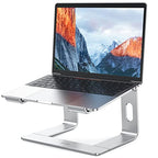 BESIGN LS03 Aluminum Laptop Stand, Ergonomic Detachable Computer Stand, Notebook Riser Compatible with Air, Pro, Dell, HP, Lenovo More 10-15.6" Laptops, Silver - color: B-Silver