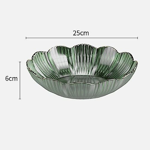 Fruit Bowls 3Pcs Fruit Plate Home Living Room Coffee Table Fruit Plate Light Luxury Style High-End Snacks Fruit Plate Decorative Fruit Dish,7 - color: 7