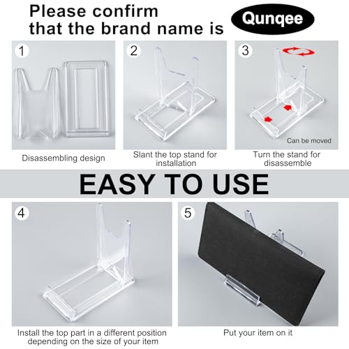 12 Packs Adjustable Purse Display Stand Clear Acrylic Handbag Stand Holder for Wallet Purses Handbag Bag Jewelry Display Organizer for Party Weddings Home Decoration Birthdays