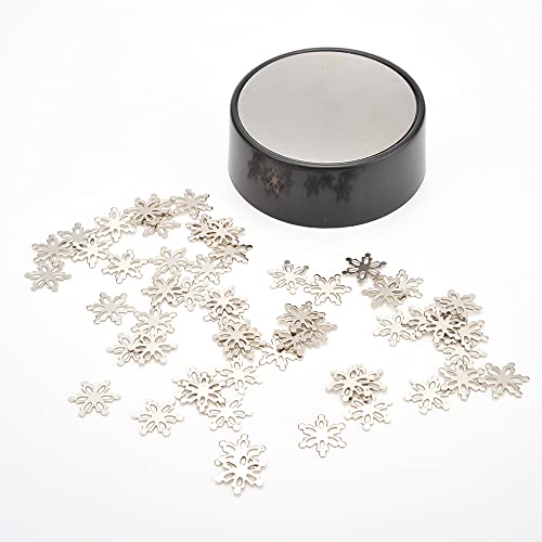 PowerTRC Toy Magnetic Desktop Sculpture (Snowflakes) | Mini Magnetic Art Decoration for Desktop | Fun Stress Relief Office Gift