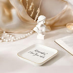 Birthday Gifts for Mom – Jewelry Tray with Heartfelt Message, Thoughtful Thanksgiving Gifts for Mom, Moms Birthday Gift Ideas, Trinket Jewelry Dish for Rings and Jewelry - style: Mom