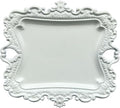 khtumeware 1 Pack Jewelry Dish White Jewelry Trays ideal for holding jewelry rings and small trinkets. - color: White