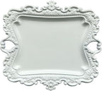 khtumeware 1 Pack Jewelry Dish White Jewelry Trays ideal for holding jewelry rings and small trinkets. - color: White