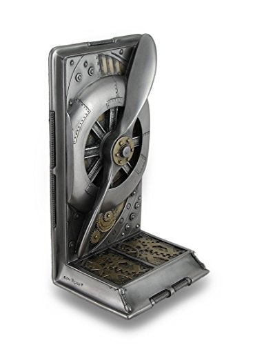 Veronese Design Steampunk Metallic Steel/Brass Finished Plane Propeller Single Bookend