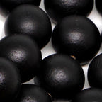 Boho Wood Decorative Beads & Tassel Garland Black - color: Black