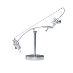 Kinetic Fishing Sculpture - Balancing Desk Toy for Office Decor, Stress Relief Gift for Men, Fisherman Art Deco for Home Desk, for Anglers