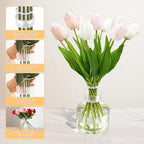 4 Spiral Ikebana stem Holder, hanataba Arranger Twist Flower Arrangement Holder Ikebana Bouquet Twister Ring Tools, Reusable Kitchen Floral Grid Supplies (Half Clear) - color: 4 Translucent