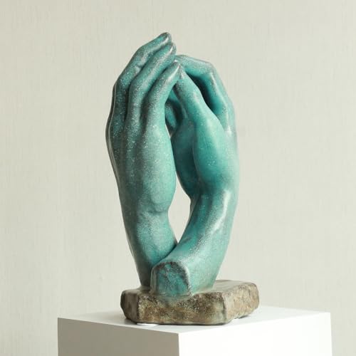 Lukitas Rodin Art Sculpture - Hand of God Statue, Classic Figurine for Home & Office Décor, Ceramic 11''