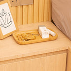 Bamboo Vanity Tray, Bathroom Counter Tray, Toilet Tank Top Tray for Organizing and Decor Display, 11.8 x 5.1 x 0.8 inch - size: 11.8" x 5.1" x 0.8"