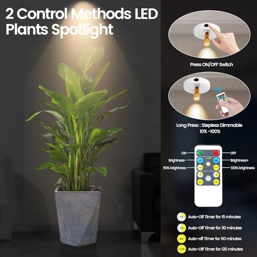 HAMVIDNE LED Spotlight, Rechargeable Battery Picture Lights, Uplighting Indoor with Remote, Stick Spot Lights for Wall Display Dartboard Painting Artwork Accent-2pcs - color: Chargeable White Gold, size: 2 Pack