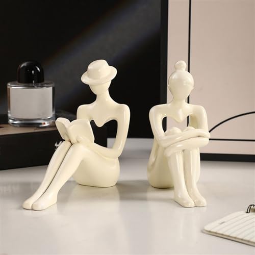 Statue Decorations Simple Modern Abstract Figures Creative Small Ornaments Living Room Home Desktop Decorations Home Decor Object(C) - size: C