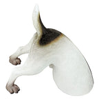Design Toscano Terrence The Terrier Digging Pet Dog Statue - style: Terrence White
