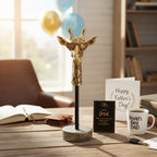 Dad Gifts from Daughter Son Wife, Exquisite Handmade Giraffe Dad Father's Day Birthday Gifts, Funny Cute Animal Gift for Dads, I Love You Papa Gift Idea, Unique Giraffe Bookshelf Decor for Dear Dads - style: TO MY DEAR DAD