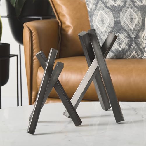 Mercana Bastian Abstract Gunmetal Grey Object 68805