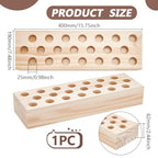 1Pcs Giant Wooden Candlestick, Wooden Taper Candle Holders Candlestick Table Centerpiece Rustic Taper Candle Holder for Birthday Mother's Day Wedding Anniversary Thanksgiving Decoration