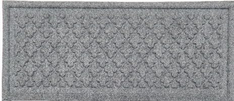 Artisan Entry Indoor Mats for Entryway, Durable & Easy to Clean Tray for Boots, Anti-Slip & Water-Resistant for Front Room, Made in The USA, 15" x 36", Slate, by Mats Inc. - color: Boot Tray - Slate, size: 15" x 36"