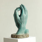Lukitas Rodin Art Sculpture - Hand of God Statue, Classic Figurine for Home & Office Décor, Ceramic 11''