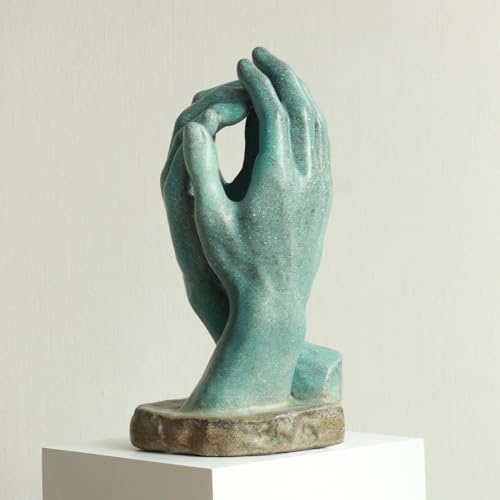 Lukitas Rodin Art Sculpture - Hand of God Statue, Classic Figurine for Home & Office Décor, Ceramic 11''