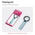 ULANZI MA30 Magnetic Phone Tripod Stand for iPhone, Aluminium Maglock Smartphone Mini Tripod Pocket Cell Phone Stand Strong Magnet Compatible with iPhone 17 16 15 14 13 12 Series, Mint Green - color: Mint Green