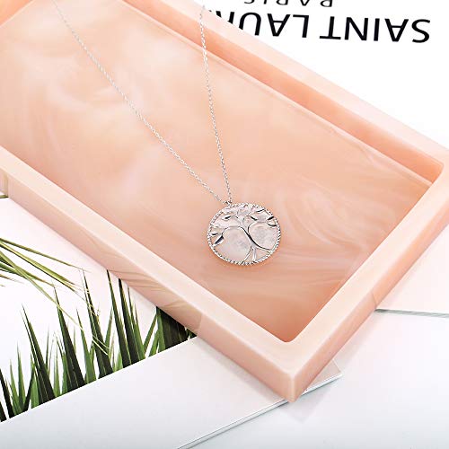 Emibele Jewelry Organizer Resin Tray, Bathroom Kitchen Dresser Vanity Tray Jewelry Dish Ring Holder Cosmetic Organizer Shower Candle Perfume Soap Shampoo Small Plant Home Decor, Mini Size - Pink Ink - color: Ink Pink, size: 7.7" x 3.9" x 0.8"