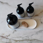 Elegant Ceramic Kitchen Sink Caddy & Bathroom Countertop Tray - Versatile Ceramic Vanity Tray for Home Organization & Decor, Durable & Microwave Safe, 11.8" x 4.1" x 0.8" - size: 11.8" x 4.1" x 0.8"